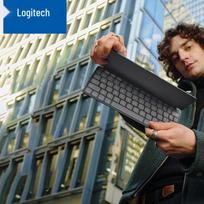 Logitech Keys-To-Go 2 Ultra-Portable Wireless Bluetooth Keyboard gray