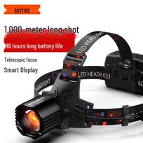 Skyfire Ultra-Bright Rechargeable Zoom Headlamp