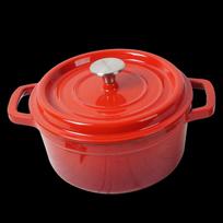 EFFE Enamel Cast Iron Dutch Oven red