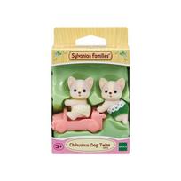 Sylvanian Family Chihuahua Twins Figūra 5431, 1 vnt, populiarūs Korėjos žaislai beige