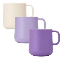 Nestic kūdikių puodelių rinkinys 200 ml, 3 dalių, vanilės, alyvinės, violetinės spalvos, 1 rinkinys gray