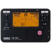 KORG Tiuneris Metronomas BK Juodas Pagaminta Japonijoje Pučiamųjų orkestras TM-70F juoda