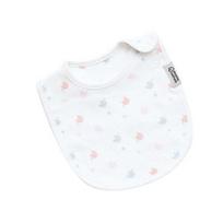 Mom's Nature Organic Baby Bib Chin Pinko white