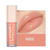 Shiny, sparkly pearl lipstick, long-lasting, non-sticky, 12-color lip gloss moisturizing, 08 8, 1 piece brown
