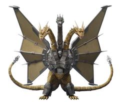 Tamashii Nation Godzilla prieš. Karalius Ghidorah Mecha Ghidorah Šindžuku Susirėmimas Specialus Rinkinys Bandai Spirits S.H. MonsterArts Figūrėlė black