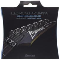 IBANEZ 6 stygų elektrinė gitara, apvyniota nikeliu, itin lengvas matuoklis IEGS6 gray