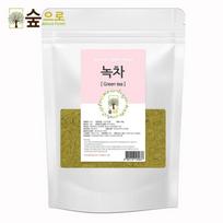 Natural pack green tea powder 50g Supro herb grain pack green tea pack, 1 pack, 1 pack white