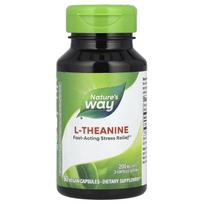 Nature's Way, l-theanine, 200mg, 60 vegetable capsules (100mg per capsule)