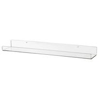 IKEA Art shelf 60 cm transparent MELLOSA (804.463.42) white