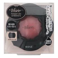 KOSE Bise Foggy On Cheeks N Brush Built-in, 1 Piece, RO 620 Antique Rose gray
