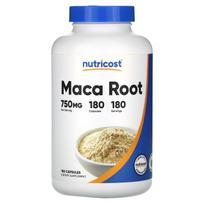 Nutricost, Maca šaknis, 750 mg, 180 kapsulių