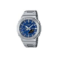CASIO Unisex Pilno metalo serijos mėlynas laikrodis GM-B2100AD-2APR Regular Watch Box gray