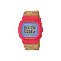 CASIO Vyriškas G-SQUAD serijos mėlynas laikrodis DW-5600SMB-4PR DW-5600SMB-4PR Random Regular Watch Box gray