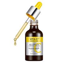 Missha Vita C Plus dėmių ir elastingumo ampulė, 40 ml, 1 vnt. black