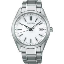 Seiko SBTM337 (SEIKO SELECTION S serijos aukščiausios kokybės saulės radijo bangomis valdoma metalo juosta vyrams) Apvalus