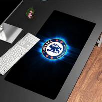 Chelsea Fc Champions League mouse pad, rubber base, esports desk mat, mouse pad for gamers and office use, gaming desk , easy to clean mat 30cmx60cm（11.8x23.6inch）