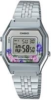 Casio MTP-B145D-4AVDF Men's Vintage Style Slim Analog Quartz Stainless Steel Watch Pastel Pink Sunray Dial gray