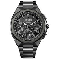 Citizen Attesa Satellite Ceramic Black Titanium Watch, Light-Powered, Eco-Drive, GPS, Radio-Controlled, Waterproof, Black, Bezel, Series, CC4105-69E,