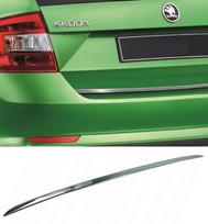 Škoda RAPID Spaceback HB - Chromuota bagažinės apdaila - Hečbeko galinio dangčio akcentas - Aukščiausios klasės automobilio galinė detalė - Blizgesio stipriklis