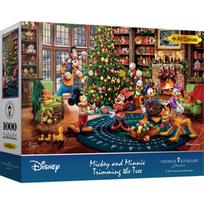 Disney Mikės Pūkuotuko ir draugų Kalėdos (Drobė) Dėlionė Disney 1000 detalių black