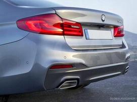 BMW 5 G30 sedanas - CHROME JUOSTAS, chromuotas galinis bagažinės dangtis