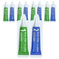 Y-Chu 3 sezonas Perfect blakstienų laminavimo priemonė 1 + 2 priemonė, 2 g, 5 rinkiniai green