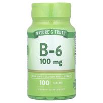 Nature's Truth, Vitamin B6, 100mg, 100 tablets