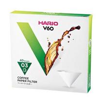 Hario HARIO V60 paper filter 03W for 1 to 6 cups, 40 pieces VCF-03-40W green