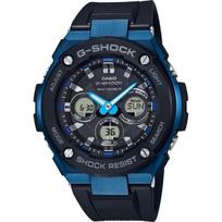 CASIO G-SHOCK GST-W300G-1A2JF [G-SHOCK G-STEEL Radio Wave Solar Middle Size] Round Watch Navy Resin