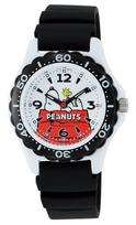 Citizen PEANUTS Snoopy 10 ATM Water Black Q&Q Boys' Watch, AA96-0015, Resistant, white