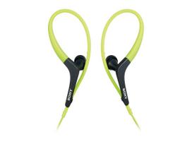 Sony MDR-AS400EX Sports In-Ear Earphones, Green, Water-Resistant Open-Air Design žalia