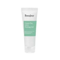 Bonajour Vegan Green Tea AHA Peeling Gel / Cotton Gommage Exfoliator 150ml, 1 piece blue