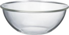 HARIO Heat-resistant Glass Shallow Bowl 2500ml BUONO kitchen Multi Bowl Clear Made in Japan MXPA-250-BK white