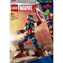 Marvel Lego 76258 Captain America veiksmo figūrėlė, mišri spalva beige