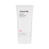Apie mane Būk švarus Tonuojantis kremas nuo saulės 1+1 Specialus (50 ml + 50 ml), 2 vienetai white