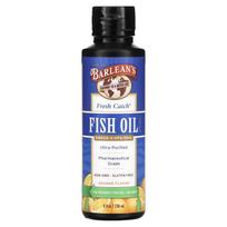 Barlean's, Fresh Catch Fish Oil, Omega 3 EPA/DHA, Orange Flavor, 8 fl oz (236 ml)