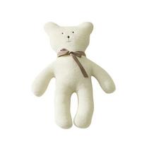 Marolotte Teddy prisegama lėlė, dramblio kaulas, korėjietiškos prekės kūdikiams white
