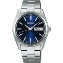 Seiko vyriškas SBTH009 (SEIKO SELECTION S serijos kvarcinė vyriška metalinė juosta) Apvalus laikrodis sidabrinis nerūdijantis