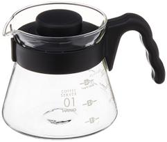 HARIO V60 Coffee Server MicrowaveDishwasher Safe 450ml Black Made in Japan VCS-01B black