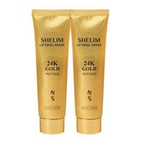 Shirim (1+1) 24K Gold Peptide Lifting Mask 100ml, option selection, 2 pieces beige