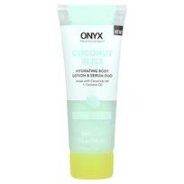 Onyx Professional, Coconut Bliss, Hydrating Body Lotion & Serum Duo, Coconut & Vanilla, 7 fl oz (208 ml) white