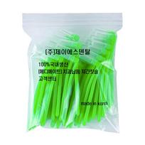 Daden Medimate Molar Interdental Brush L Type SSS 0.7mm, 1 piece, 50 pieces green