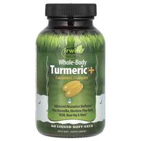 Irwin Naturals, Whole Body Turmeric + Curcumin C3 Complex, 60 Liquid Softgels