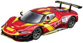 BURAGO Ferrari 296 GT3 2023 Surinktas modelis 1/43 Nr.71 yellow