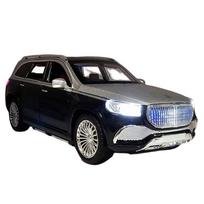 Mercedes-Benz Maybach GLS Diecast Model Car 1:24 Scale gray