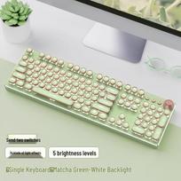 OLOEY Retro Mechanical Wireless Keyboard with Knob