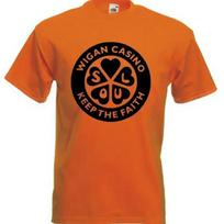 Wigan Casino Keep The Faith T Shirt Northern Soul Mod Motown Sizes S To Xxxl 4XL black