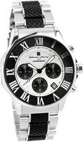 Chronografas 10 ATM Atsparus vandeniui Italijos riboto leidimo SM15104 x [Salvatore Marra] Vyriškas laikrodis, Atsparus, Verslo/Formali apranga, Gamintojas, Leidimas, (Balta juoda) black