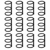 12 pcs Metal 3 Ring Binder Loop 3 Holes Metal Book Ring 3 Hole Binding Ring  Craft Making juoda