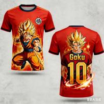 2026 Vasaros Dragon Ball Retro Fitneso Marškinėliai Vyriški Oversized 3D Spausdinti Trumpomis Rankovėmis Šeimos Unisex Vaikų Sportiniai Marškinėliai M black